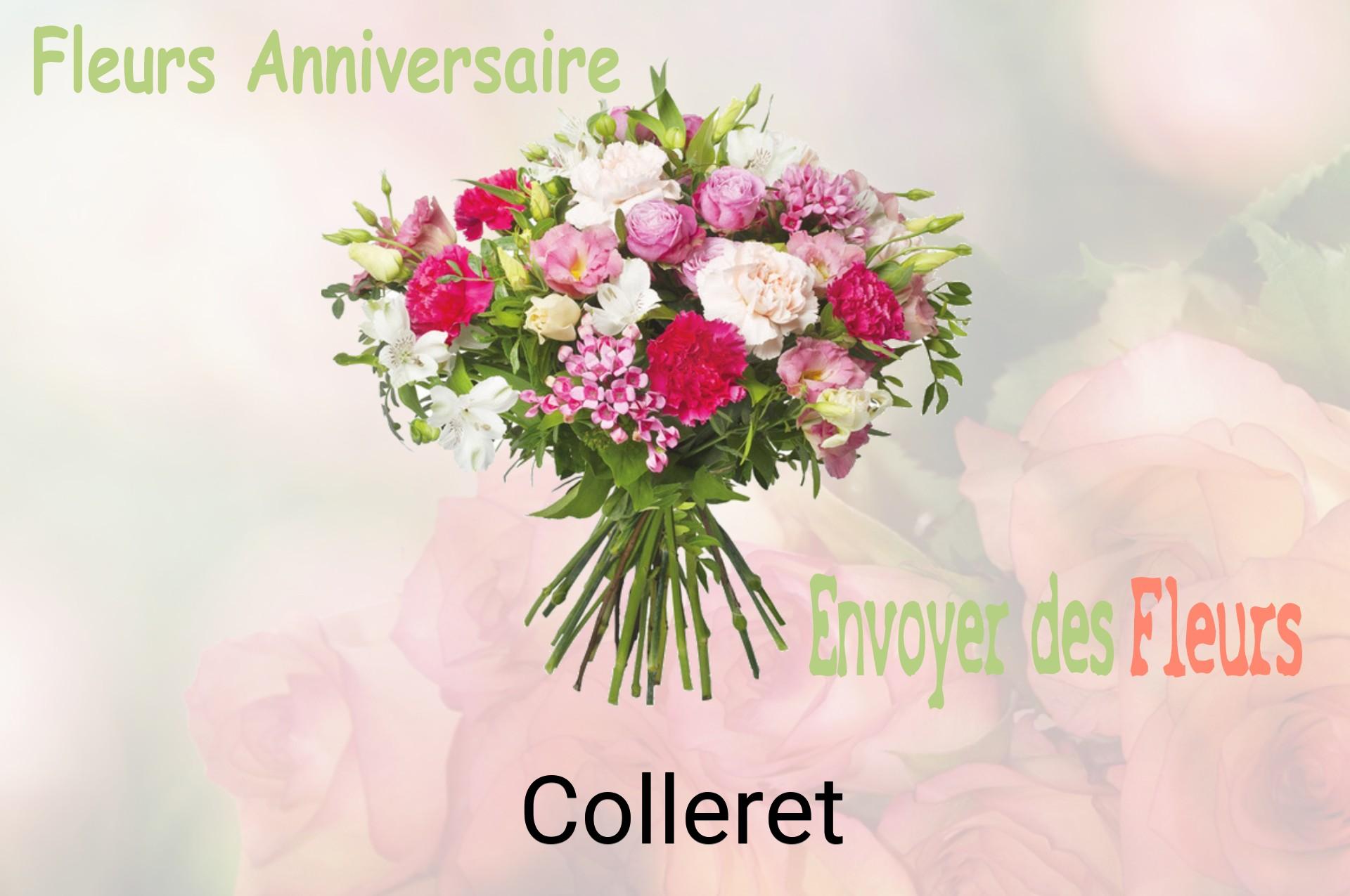 Bouquet de fleurs d’anniversaire livré à Colleret