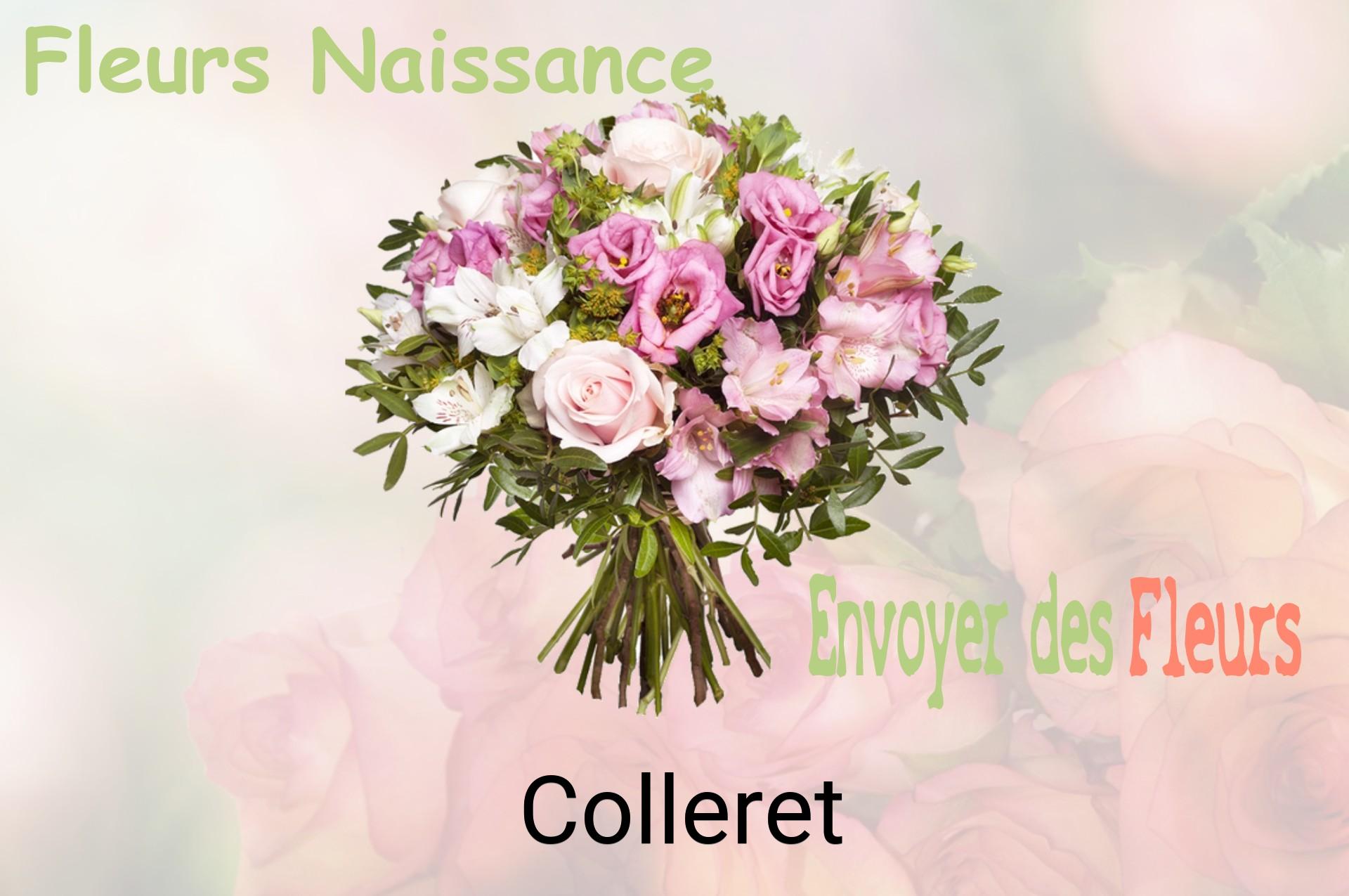 Bouquet de fleurs de naissance livré à Colleret